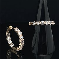 Ohrringe Ultima Edizione Dame Cerchi in Silber OAO7244 - OAO7244